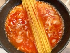 トマトパスタの写真